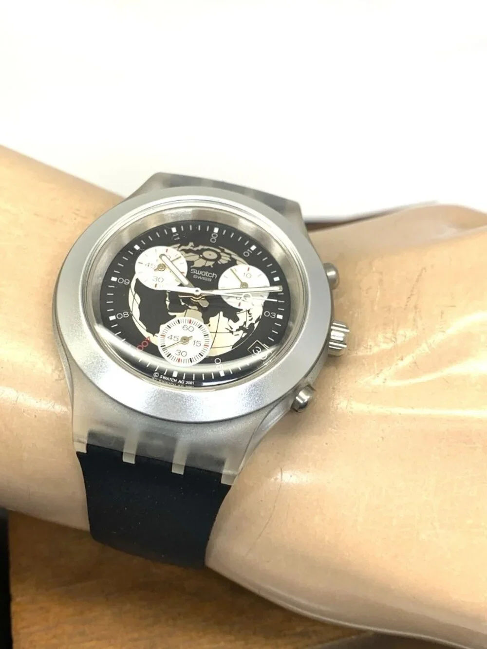Swatch Men's Watch SVCK4003 James Bond 40th Anniversary Swiss Quartz Chronograph